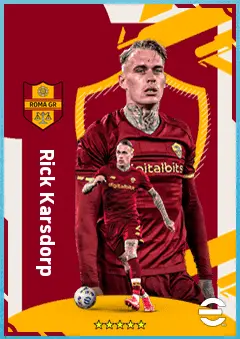 Rick Karsdorp eFootball 2026 player card, 84 OVR RB