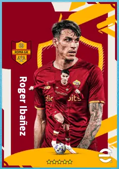 Roger Ibañez eFootball 2026 player card, 86 OVR CB