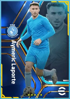 Aymeric Laporte eFootball 2026 player card, 90 OVR CB