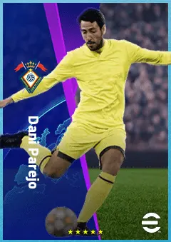 Dani Parejo eFootball 2026 player card, 89 OVR CMF