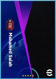 Mohamed Salah eFootball 2026 player card, 93 OVR RWF