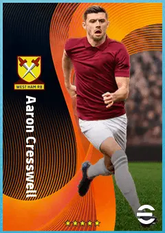 Aaron Cresswell eFootball 2026 player card, 84 OVR LB