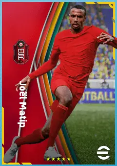 Joël Matip eFootball 2026 player card, 87 OVR CB