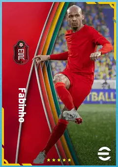 Fabinho eFootball 2026 player card, 89 OVR DMF