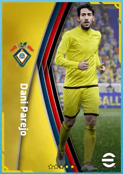 Dani Parejo eFootball 2026 player card, 89 OVR CMF