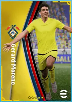 Gerard Moreno eFootball 2026 player card, 88 OVR CF