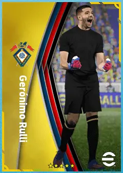 Gerónimo Rulli eFootball 2026 player card, 88 OVR GK