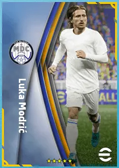 Luka Modrić eFootball 2026 player card, 89 OVR CMF