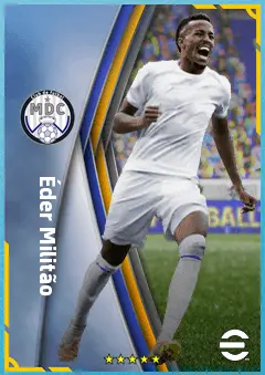 Éder Militão eFootball 2026 player card, 89 OVR CB