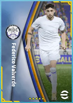 Federico Valverde eFootball 2026 player card, 89 OVR CMF