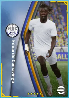 Eduardo Camavinga eFootball 2026 player card, 88 OVR CMF