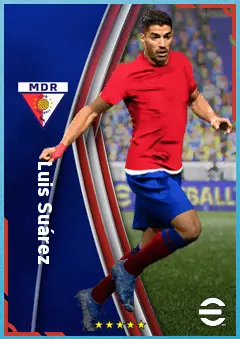 Luis Suárez eFootball 2026 player card, 89 OVR CF