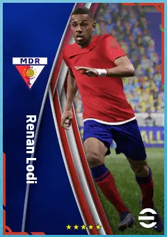Renan Lodi eFootball 2026 player card, 89 OVR LB