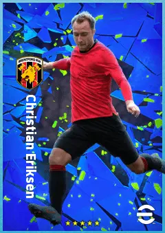 Christian Eriksen eFootball 2026 player card, 86 OVR AMF