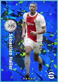 Sébastien Haller eFootball 2026 player card, 86 OVR CF