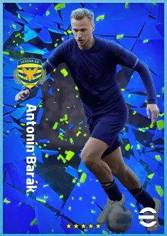 Antonín Barák eFootball 2026 player card, 84 OVR AMF