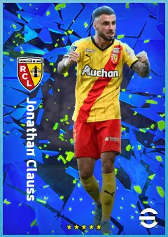 Jonathan Clauss eFootball 2026 player card, 83 OVR RMF