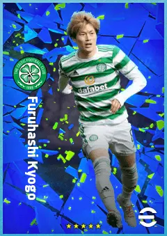 Furuhashi Kyogo eFootball 2026 player card, 81 OVR LWF