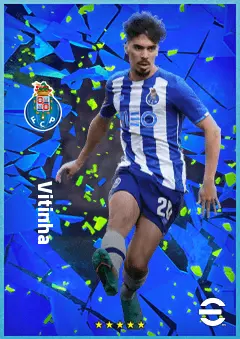 Vitinha eFootball 2026 player card, 83 OVR CMF