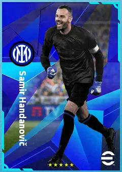 Samir Handanovič eFootball 2026 player card, 89 OVR GK