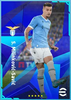 S. Milinković-Savić eFootball 2026 player card, 89 OVR CMF