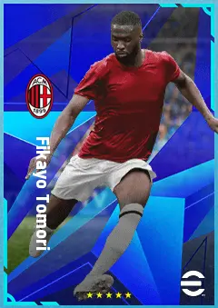 Fikayo Tomori eFootball 2026 player card, 87 OVR CB