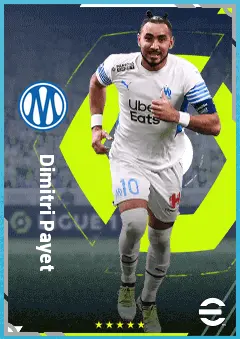 Dimitri Payet eFootball 2026 player card, 86 OVR AMF