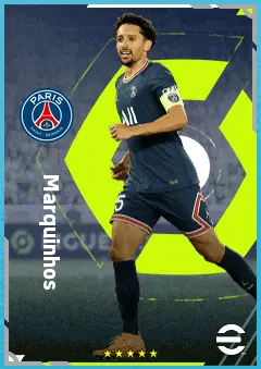 Marquinhos eFootball 2026 player card, 90 OVR CB