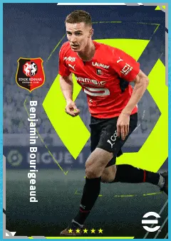 Benjamin Bourigeaud eFootball 2026 player card, 84 OVR CMF