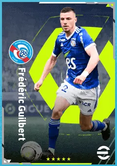 Frédéric Guilbert eFootball 2026 player card, 82 OVR RB