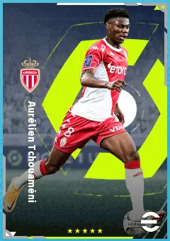 Aurélien Tchouaméni eFootball 2026 player card, 86 OVR CMF