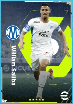 William Saliba eFootball 2026 player card, 84 OVR CB