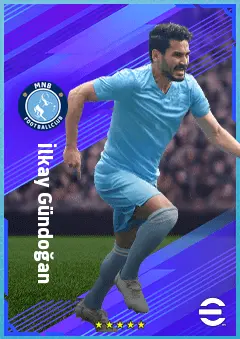 İlkay Gündoğan eFootball 2026 player card, 88 OVR CMF