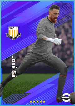 José Sá eFootball 2026 player card, 85 OVR GK