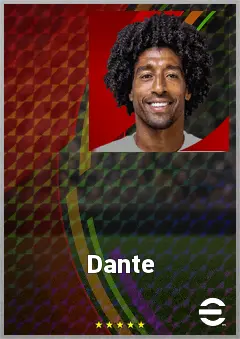 Dante eFootball 2026 player card, 74 OVR CB