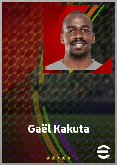 Gaël Kakuta eFootball 2026 player card, 72 OVR AMF