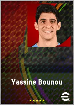 Yassine Bounou eFootball 2026 player card, 79 OVR GK