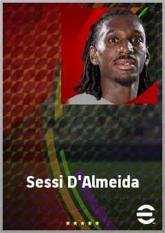 Sessi D'Almeida eFootball 2026 player card, 69 OVR DMF