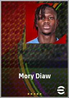 Mory Diaw eFootball 2026 player card, 72 OVR GK