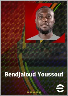 Bendjaloud Youssouf eFootball 2026 player card, 68 OVR RB