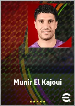 Munir El Kajoui eFootball 2026 player card, 73 OVR GK