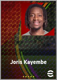 Joris Kayembe eFootball 2026 player card, 73 OVR LB