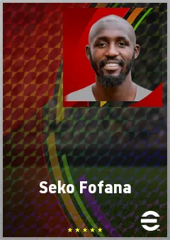 Seko Fofana eFootball 2026 player card, 75 OVR CMF