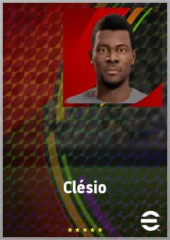 Clésio eFootball 2026 player card, 69 OVR RWF