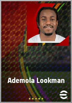 Ademola Lookman eFootball 2026 player card, 78 OVR SS