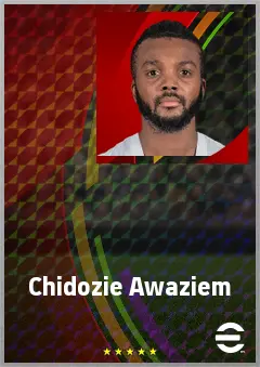Chidozie Awaziem eFootball 2026 player card, 71 OVR CB
