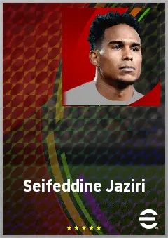 Seifeddine Jaziri eFootball 2026 player card, 70 OVR CF