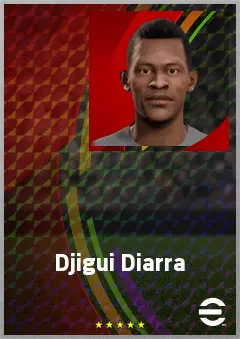 Djigui Diarra eFootball 2026 player card, 71 OVR GK