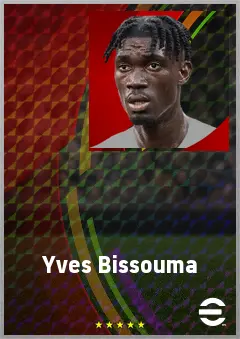 Yves Bissouma eFootball 2026 player card, 77 OVR DMF