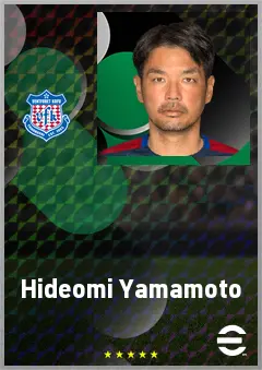 Yamamoto Hideomi eFootball 2026 player card, 64 OVR CB
